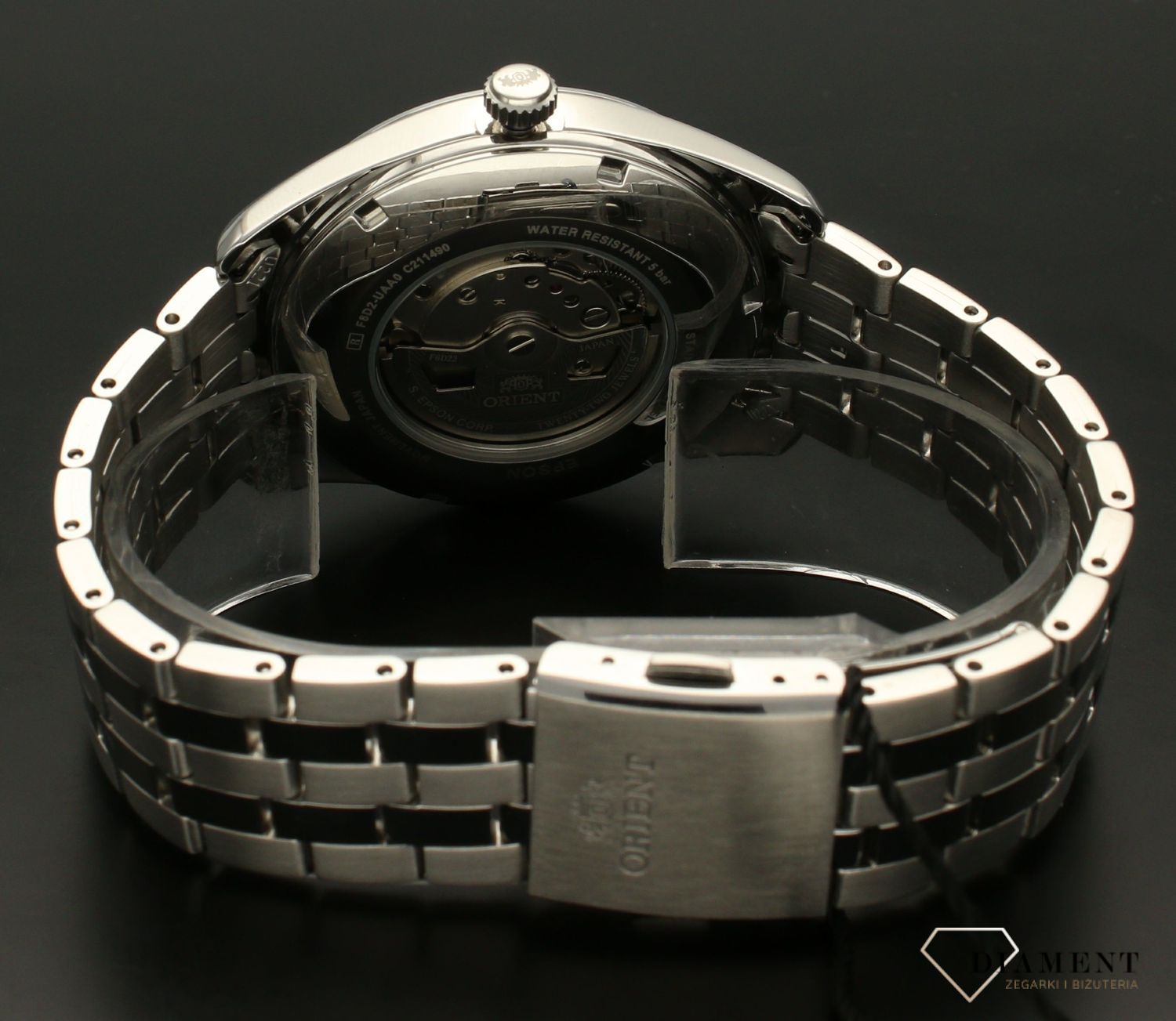 Zegarek męski Orient 'Niebieska Patelnia' RA-BA0003L10B.webp