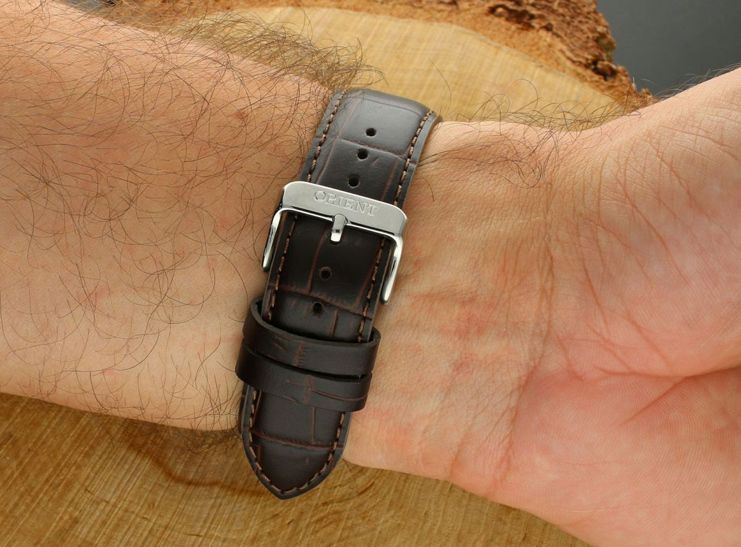 Zegarek Orient Contemporary Multi Year Calendar Poland RA-BA0009S3YB. Automatyczny mechanizm, koperta stal szlachetna 43,5 mm, tarcza złamana biel, skórzany pasek 22 mm, Multi-Year Calendar na 1.jpg