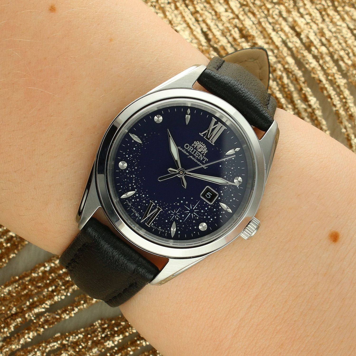 Orient RA-WG0605L10B Contemporary Solar – Niebieska Tarcza, Szkło Szafirowe, Pasek Skórzany  szafir.jpg