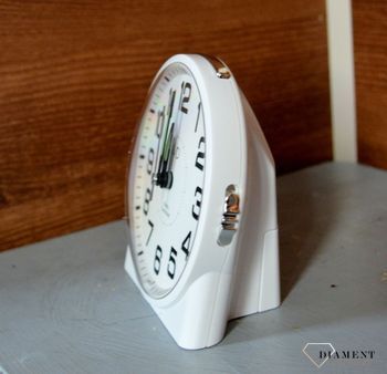 Budzik klasyczny JVD sterowany radiowo biały RB22.1 Zegar posiada 2 alarmy z funkcją drzemki, (3).JPG