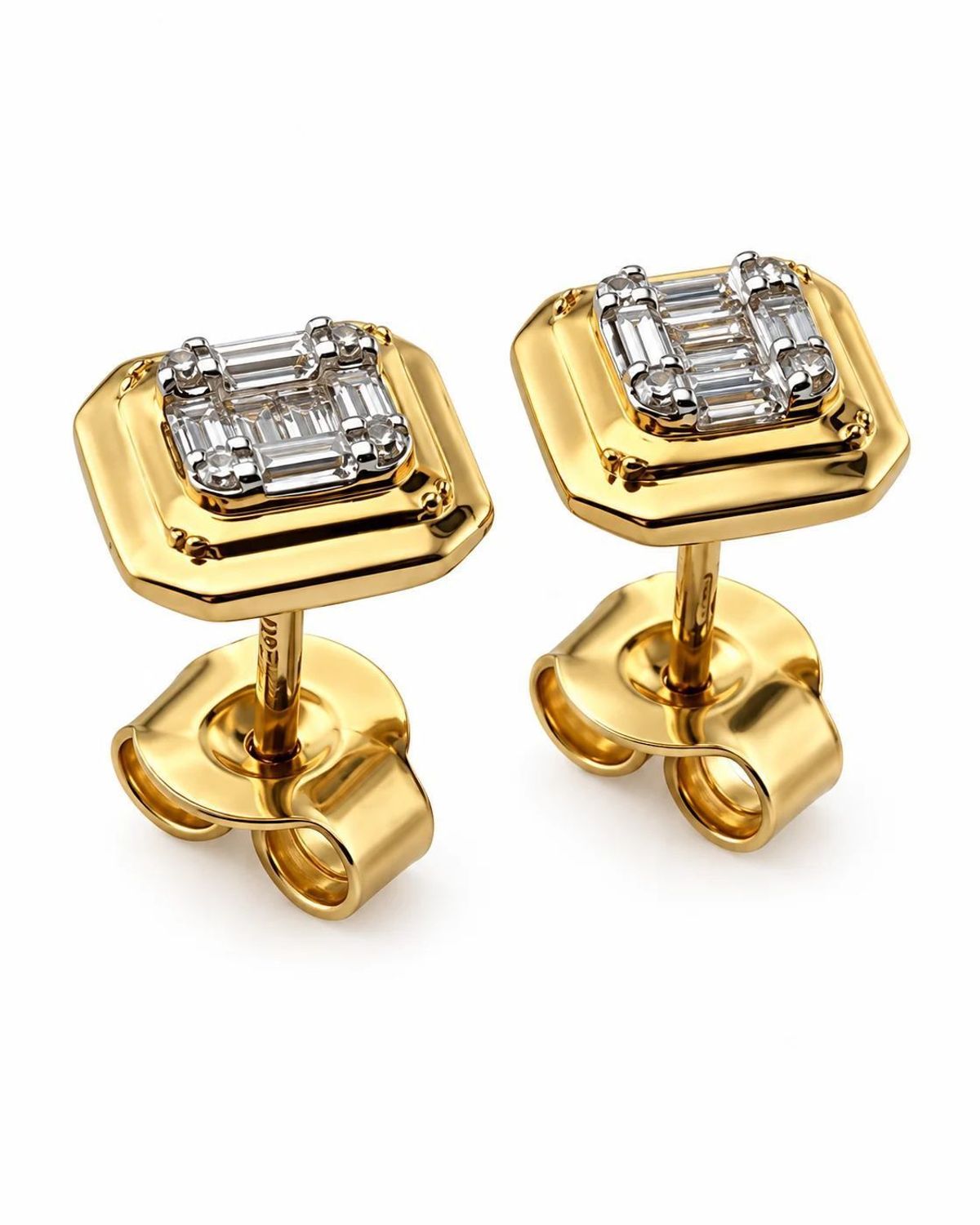 Złote kolczyki 585 kwadraty z 20 diamentami 0,15 ct – sztyfty 0,15ct20 (2).jpg