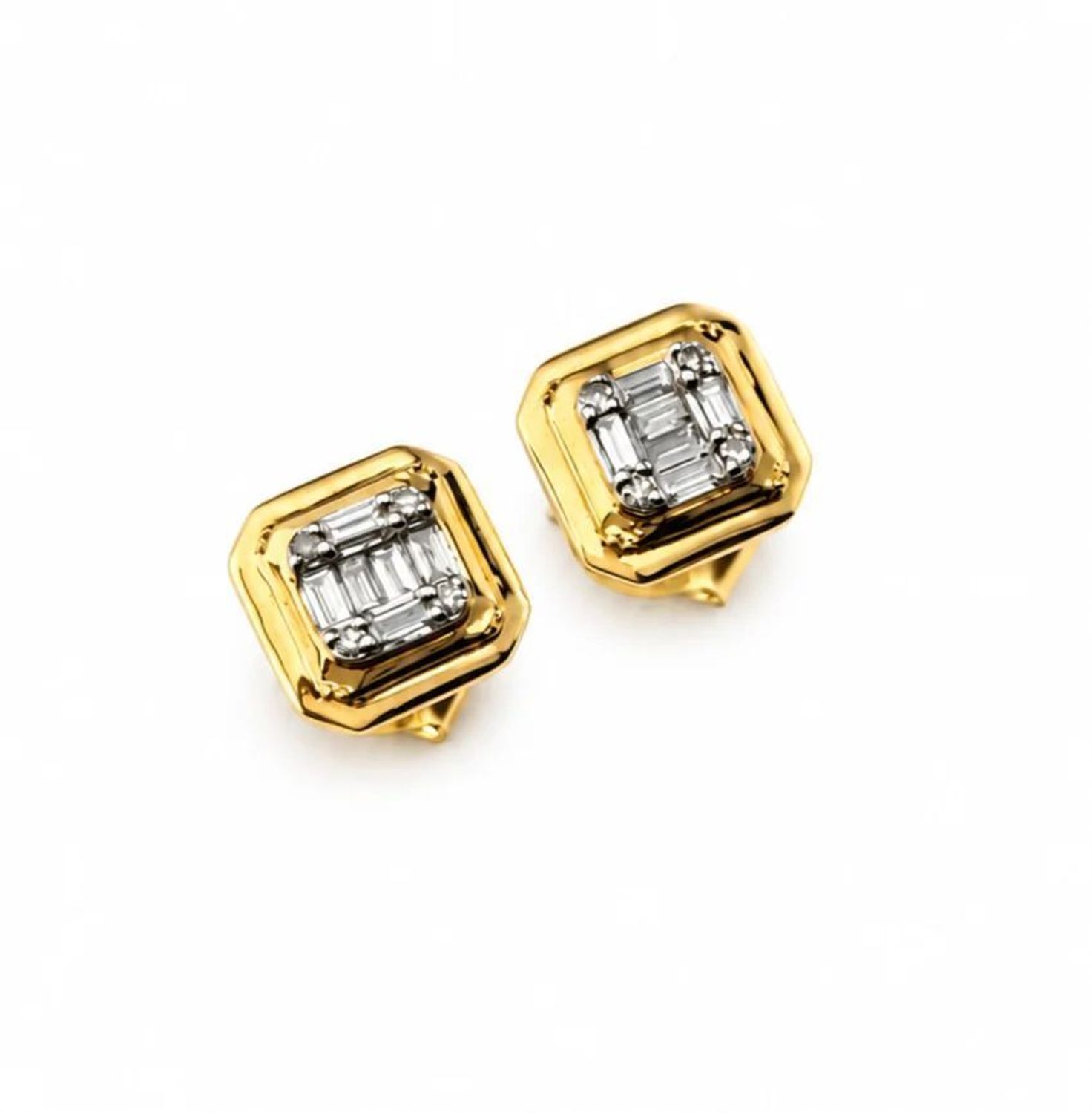 Złote kolczyki 585 kwadraty z 20 diamentami 0,15 ct – sztyfty 0,15ct20 (2).jpg
