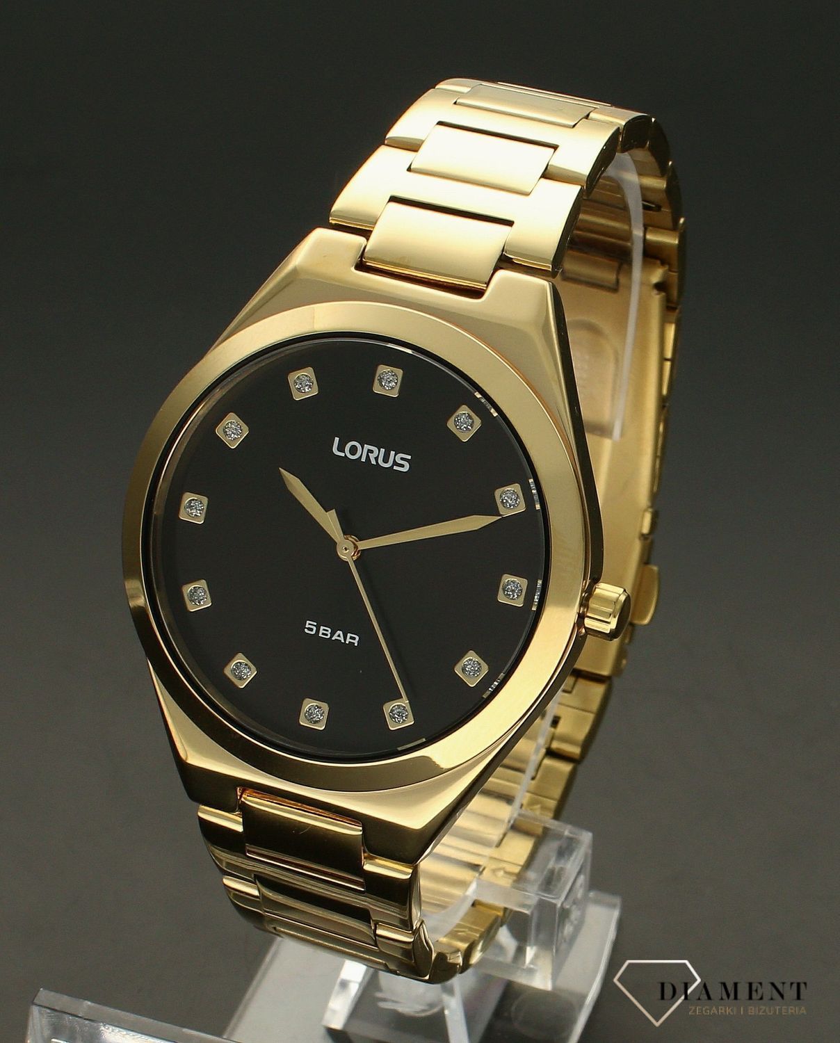 Zegarek damski Lorus na złotej bransolecie RG206WX9.jpg