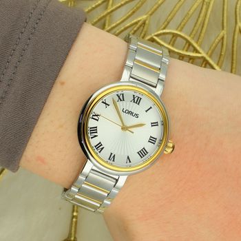 Lorus RG208YX9 – damski zegarek srebrno-złoty z bransoletą PVD  Sklep Diament damskie.jpg