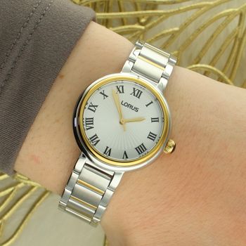 Lorus RG208YX9 – damski zegarek srebrno-złoty z bransoletą PVD  Sklep Diament lorus.jpg