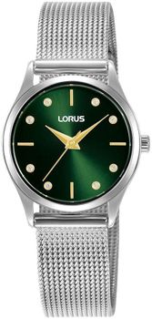 Zegarek damski Lorus RG209ZX9 – zielona tarcza, bransoleta mesh, srebrny 50M (1).jpg