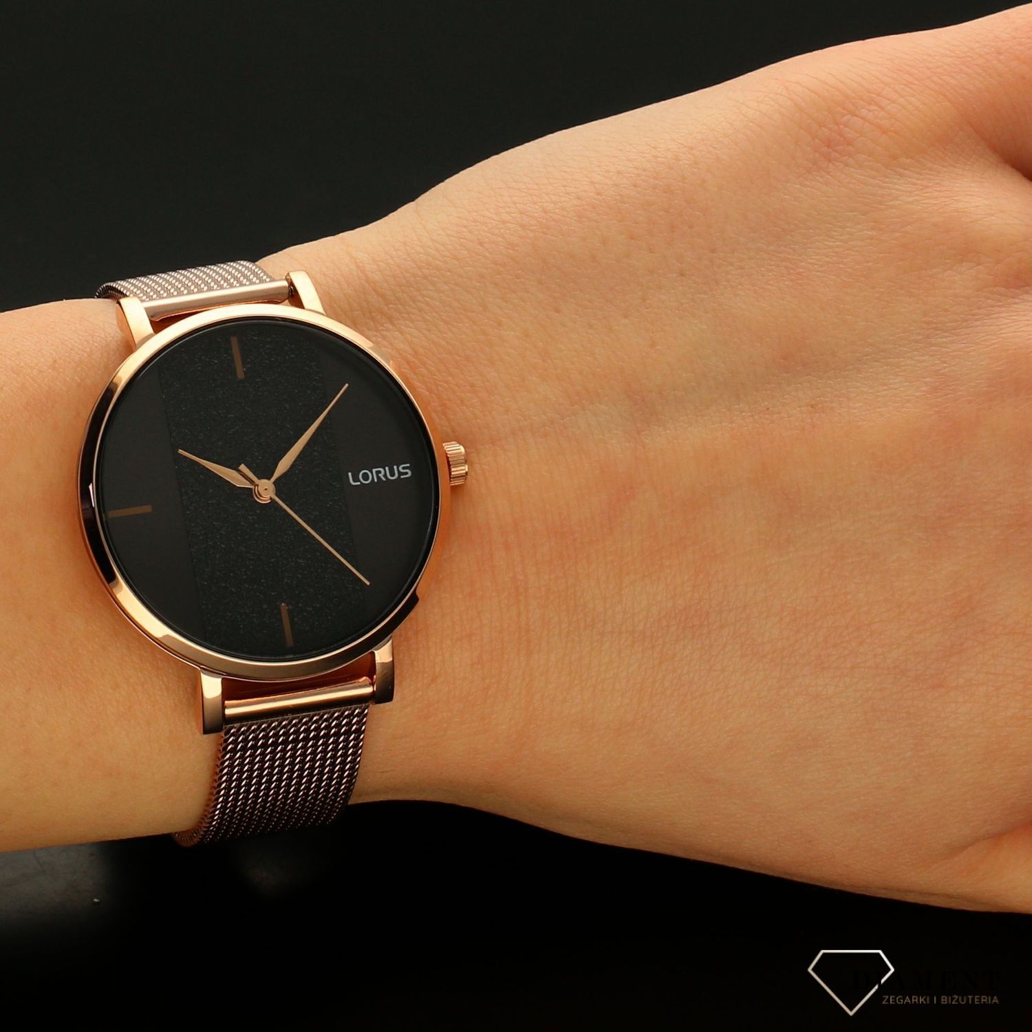 Zegarek damski Lorus różowe złoto 'brokatowa tarcz' RG210SX9 ⌚ to męski zegarek✓ Zegarki Lorus ✓Zegarki męskie✓Zegarek męski na brasolecie✓ Autoryzowany sklep✓ Kurier Gratis 24h✓ Gwarancja najniższej ceny.jpg