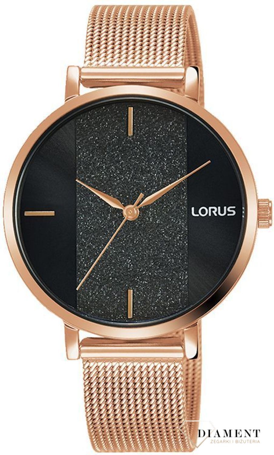 Zegarek damski Lorus różowe złoto 'brokatowa tarcz' RG210SX9 ⌚ to męski zegarek✓ Zegarki Lorus ✓Zegarki męskie✓Zegarek męski na brasolecie✓ Autoryzowany sklep✓ Kurier Gratis 24h✓ Gwarancja najniższej ceny.jpg