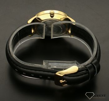 Zegarek damski LORUS Classic Złote cyfry RG218UX9. Zegarek damski na czarnym pasku Lorus RG218UX9 z kopertą w kolorze pięknego złota, wyposażony jest w kwarcowy mechanizm. Damski zegarek na pasku.jpg