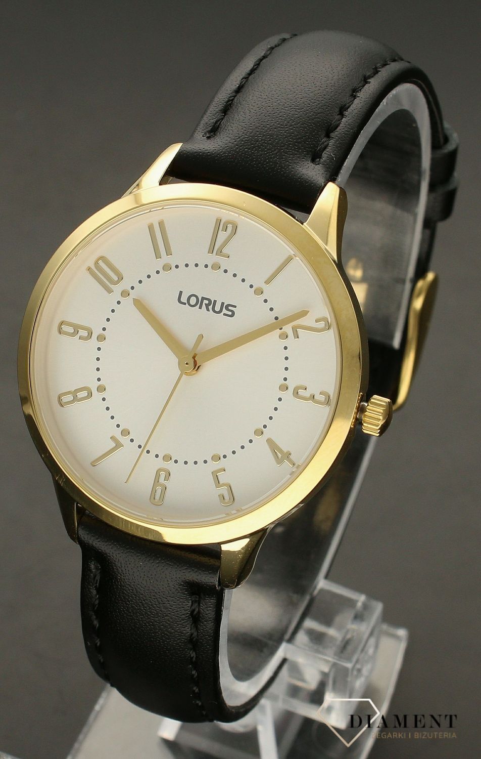 Zegarek damski LORUS Classic Złote cyfry RG218UX9.jpg