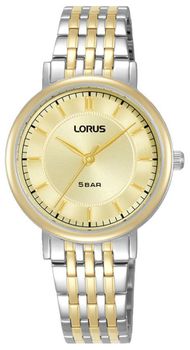 Zegarek damski LORUS RG220XX9 na bransolecie srebrno-złoty.jpg