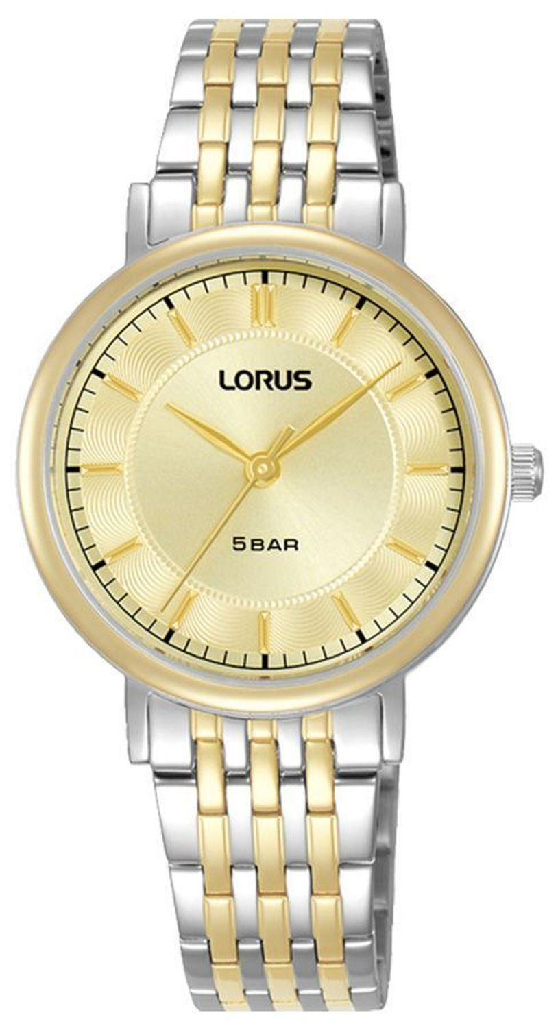 Zegarek damski LORUS RG220XX9 na bransolecie srebrno-złoty.jpg