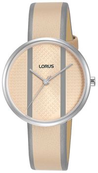 Zegarek damski na pasku Lorus 'Beżowa szarość' RG221RX9.jpg