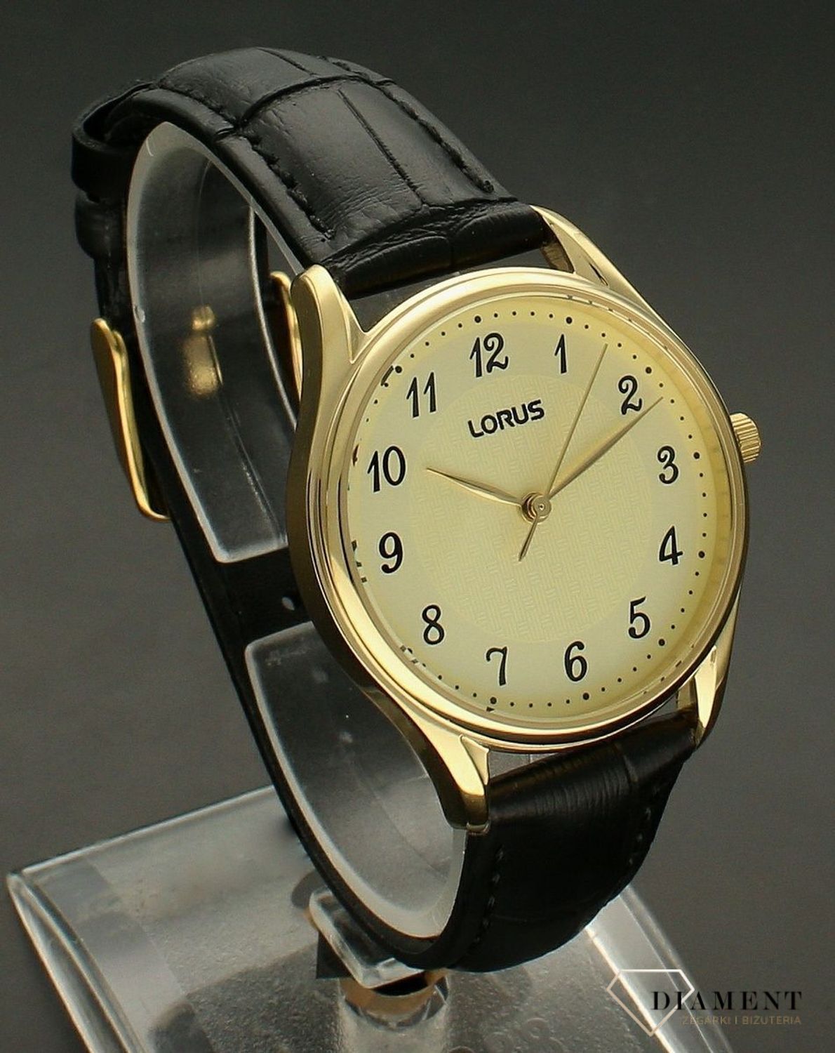 Zegarek damski na pasku Lorus RG226UX9. Zegarek damski Lorus. Zegarek damski na pasku. Zegarek na pasku damski. Zegarek Lorus na prezent. Zegarek ze złotą tarczą. Zegarek klasyczny damski. Zegarek damski na (1).jpg