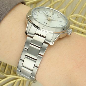 Lorus RG227YX9 – damski zegarek srebrny z bransoletą stalową  Sklep Diament bok.jpg