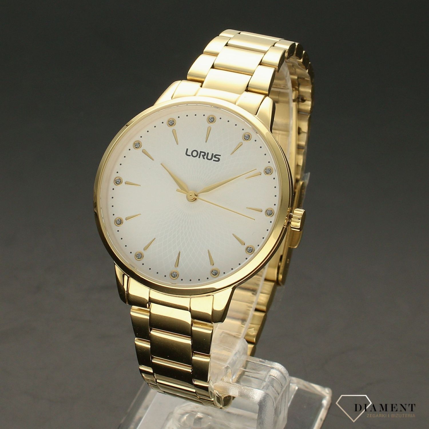 Zegarek damski na złotej bransolecie Lorus RG228TX9.cvc.webp