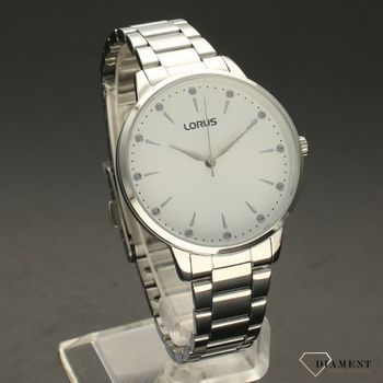 Zegarek damski na bransolecie Lorus z ozdobną tarczą RG231TX9 klasyczny zegarek  (1).jpg