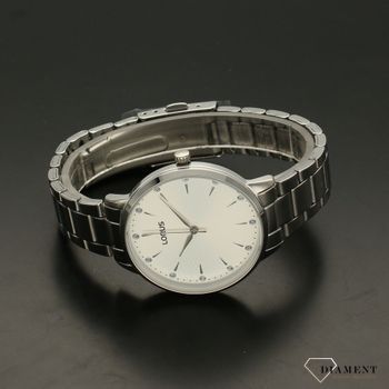 Zegarek damski na bransolecie Lorus z ozdobną tarczą RG231TX9 klasyczny zegarek  (3).jpg