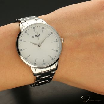 Zegarek damski na bransolecie Lorus z ozdobną tarczą RG231TX9 klasyczny zegarek  (5).jpg