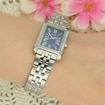 Lorus RG231YX9 Damski Zegarek Stalowy Granatowa Tarcza Rzymskie Cyfry Bransoleta 50M Elegancki fashion.jpg