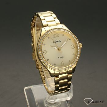 Zegarek damski na złotej bransolecie ze złotą tarczą Lorus RG248TX9 ⌚ (1).jpg