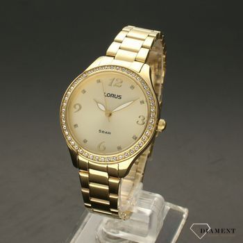 Zegarek damski na złotej bransolecie ze złotą tarczą Lorus RG248TX9 ⌚ (2).jpg