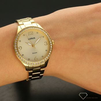 Zegarek damski na złotej bransolecie ze złotą tarczą Lorus RG248TX9 ⌚ (5).jpg