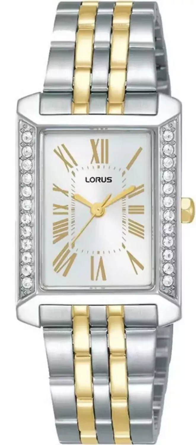 Lorus RG235YX9 damski zegarek srebrno-złoty – srebrna tarcza.webp