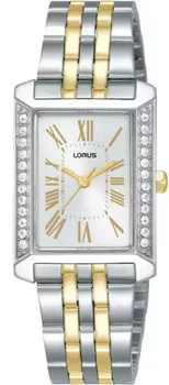 Lorus RG235YX9 damski zegarek srebrno-złoty – srebrna tarcza.webp