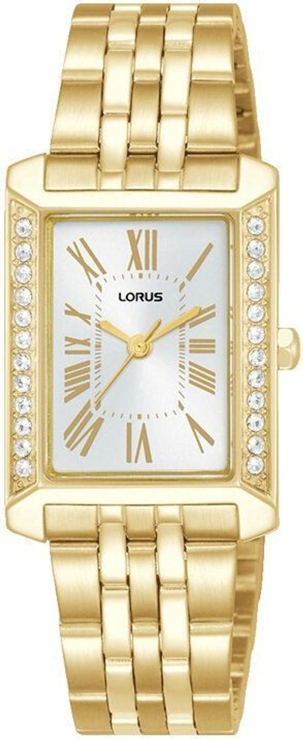 Lorus RG238YX9 Damski Zegarek Złoty PVD Srebrna Tarcza Rzymskie Cyfry.jpg