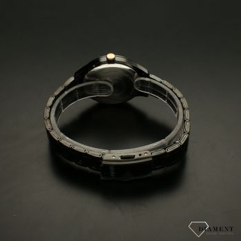 Zegarek damski Lorus na czarnej bransolecie z czarną tarczą RG239RX9 i cyrkoniami.Edycja Limitowana ⌚  (4).jpg