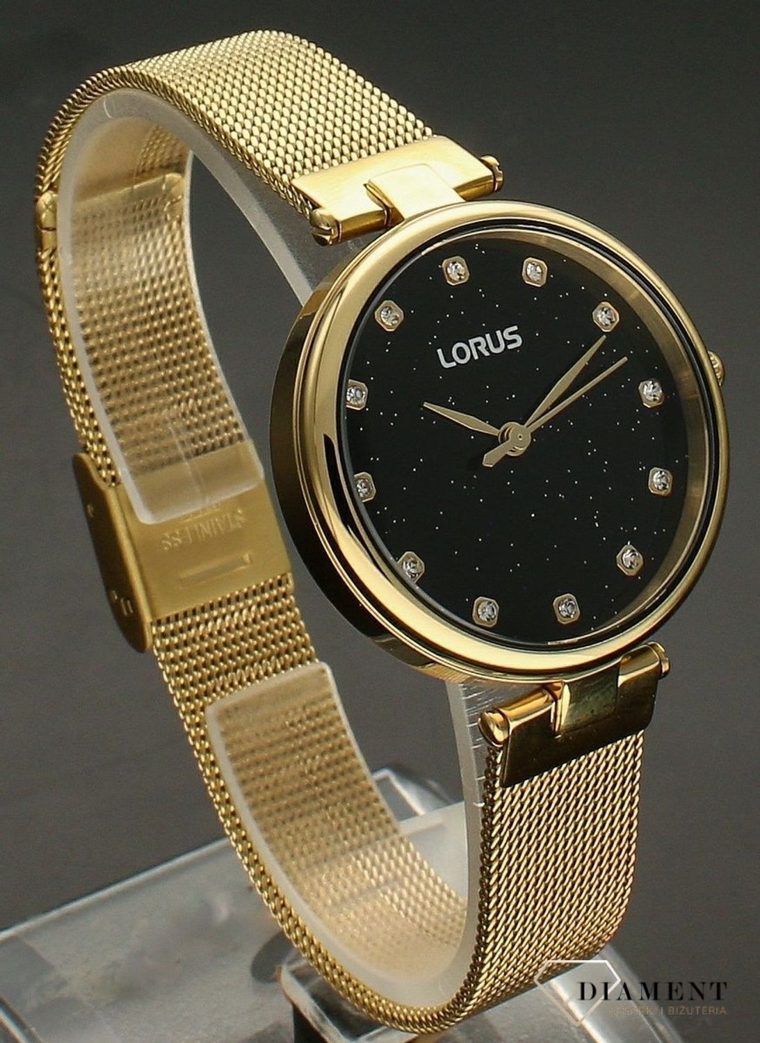 Zegarek damski Lorus Klasyczny RG240UX9. Zegarek damski Lorus. Zegarek w złotym kolorze. Zegarek bizuteryjny Lorus. Zegarek na bransolecie klasyczny damski. Zegarek damski Lorus na prezent. Zegarek klasyc (6).jpg