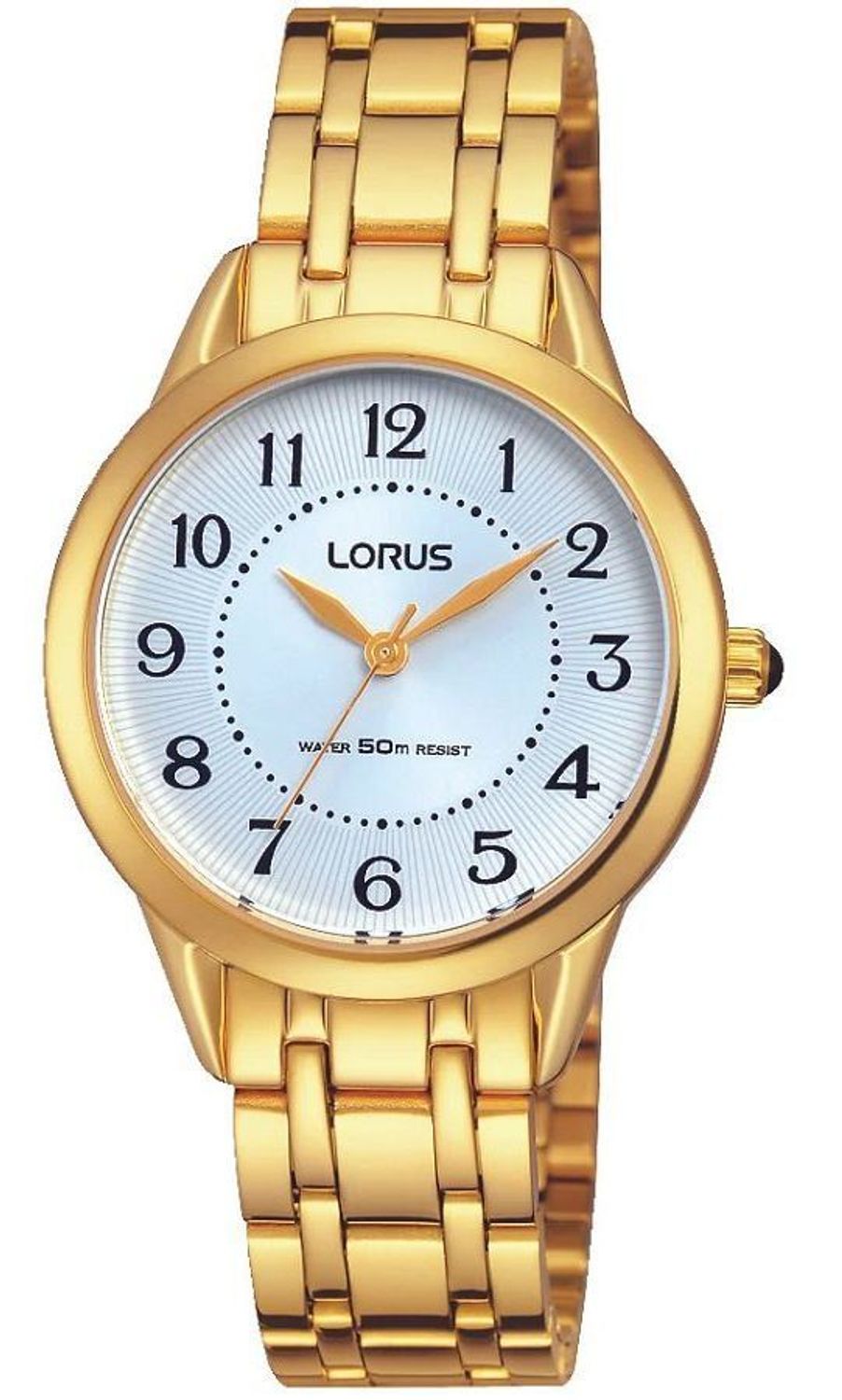 Lorus RG248JX5 damski zegarek złoty – srebrna tarcza bransoleta.jpg