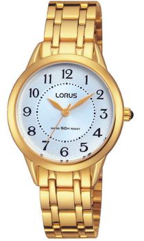 Lorus RG248JX5 damski zegarek złoty – srebrna tarcza bransoleta.jpg
