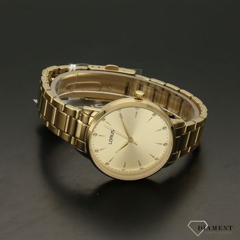 Zegarek damski na złotej bransolecie ze złotą tarczą Lorus RG248TX9 ⌚ to modny zegarek ✓ Zegarki Lorus (3).jpg