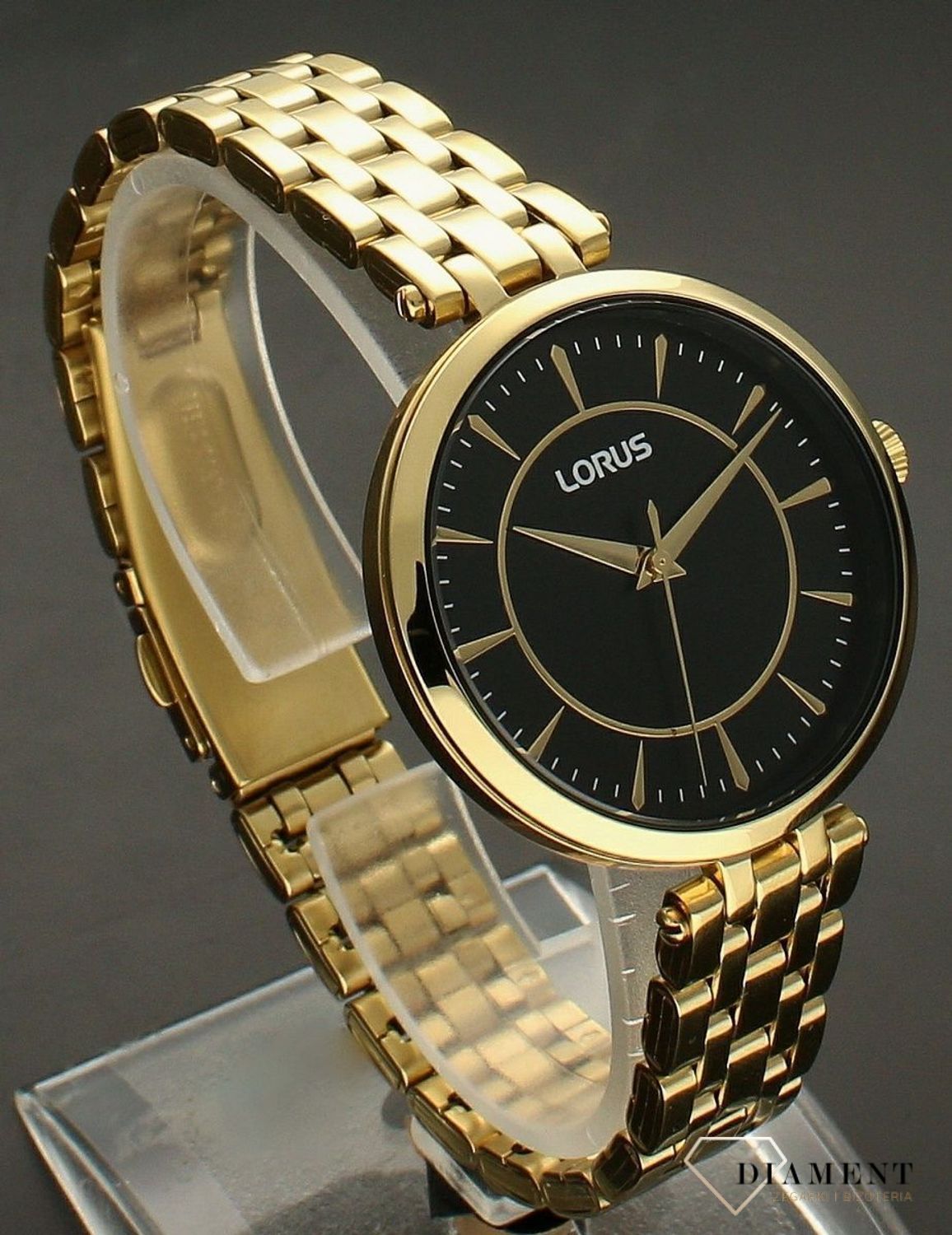 Zegarek damski Lorus na złotej bransolecie RG248UX9. Zegarek damski Lorus. Zegarek damski na bransolecie. Złoty zegarek Lorus. Lorus damski na bransolecie. Zegarek damski Lorus na prezent. damski zegarek .jpg