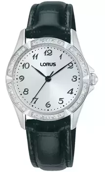 Lorus RG251YX9 damski zegarek czarny – skórzany pasek.webp