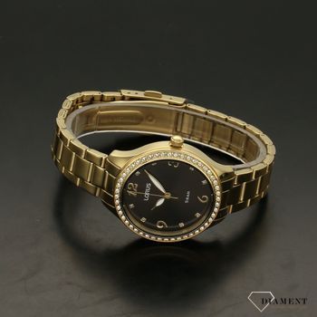 Zegarek damski na złotej bransolecie Lorus ' Czarna Perła ' RG256TX9 (3).jpg