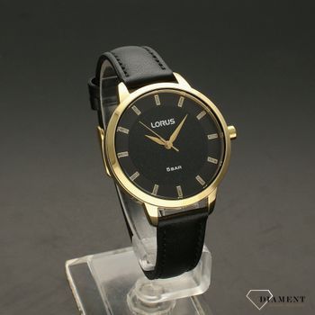 Zegarek damski na  pasku Lorus RG258TX9 z tarczą w kolorze czarnym z brokatem. P (1).jpg