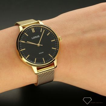 Zegarek damski na bransolecie Lorus RG258UX9 w kolorze złota. Piękny zegarek będzie idealny jako prezent dla mamy albo prezent dla dziewczyny.  (3).jpg