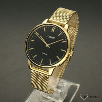 Zegarek damski na bransolecie Lorus RG258UX9 w kolorze złota. Piękny zegarek będzie idealny jako prezent dla mamy albo prezent dla dziewczyny.  (5).jpg