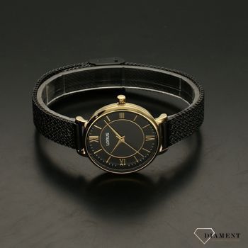 Zegarek damski na bransolecie Lorus RG266TX9 w kolorze złota i czerni. Piękny zegarek będzie idealny jako prezent dla mamy albo prezent dla dziewczyny.  (3).jpg