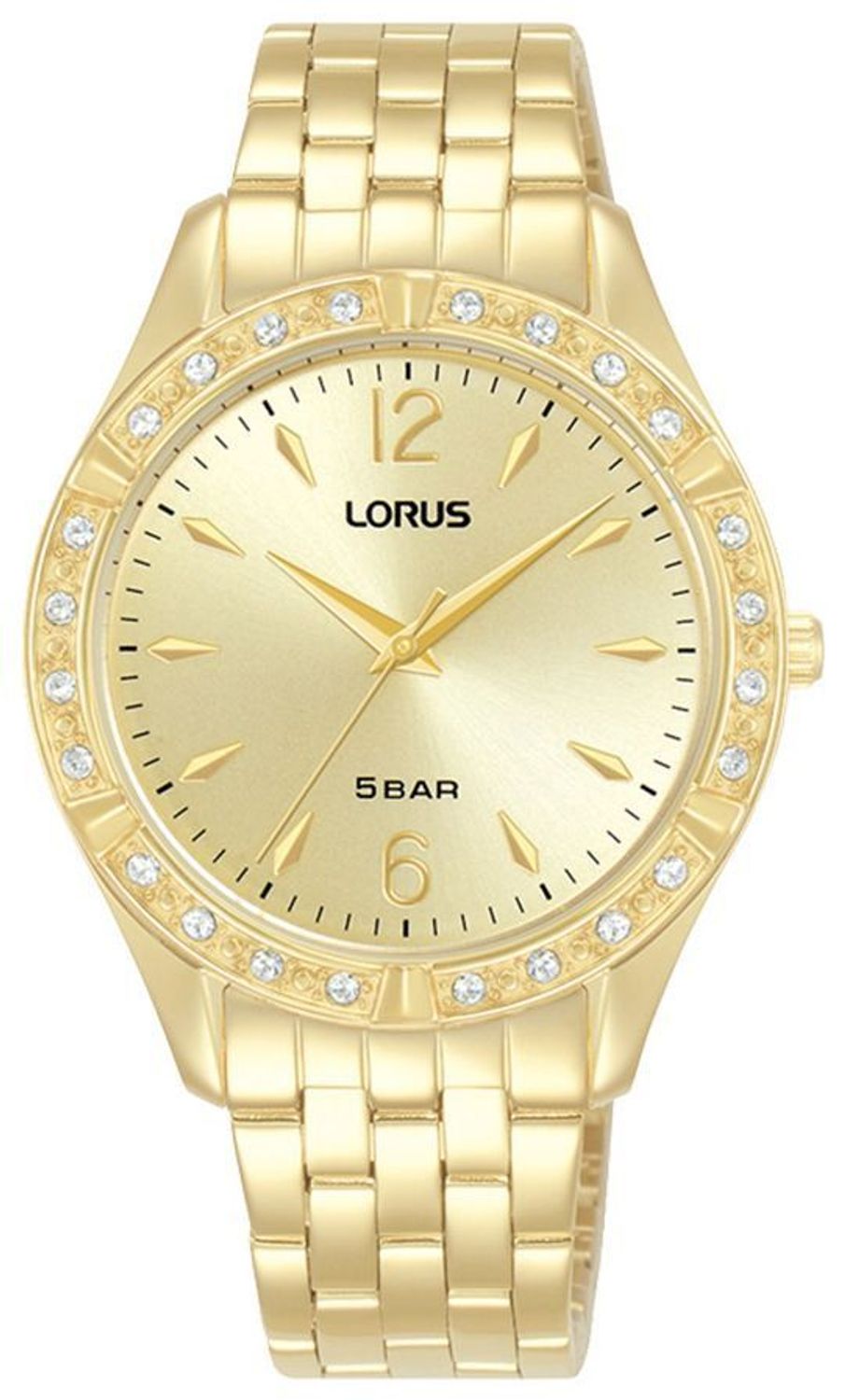 Zegarek damski złoty Lorus 'Ponadczasowy klasyk'. Zegarek damski w stylu minimalistycznym, który swoim wyglądem sprawia, że jest ponadczasowy. Bransoleta w kolorze złotym sprawia1.jpg