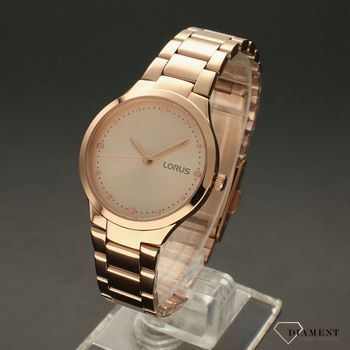 Zegarek damski Lorus na bransolecie w kolorze różowego złota RG270UX9 ⌚ ✓ (2).jpg