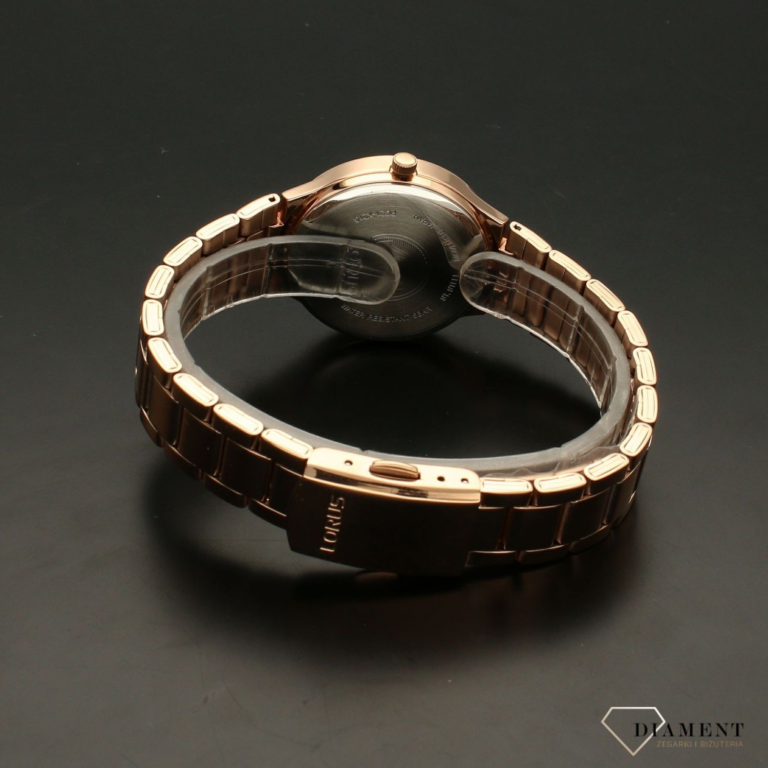 Zegarek damski Lorus na bransolecie w kolorze różowego złota RG270UX9 ⌚ ✓ (1).jpg