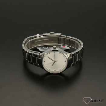 Zegarek damski LORUS na bransolecie Punktowe indeksy RG271UX9. Srebrny zegarek na stalowej bransolecie z wyraźną tarczą zegarka. Tarcza wykonana w modny i nowoczesny sposób (4).jpg