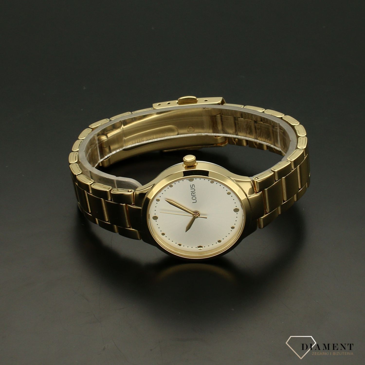 Zegarek damski Lorus na złotej bransolecie RG272UX9.jpg