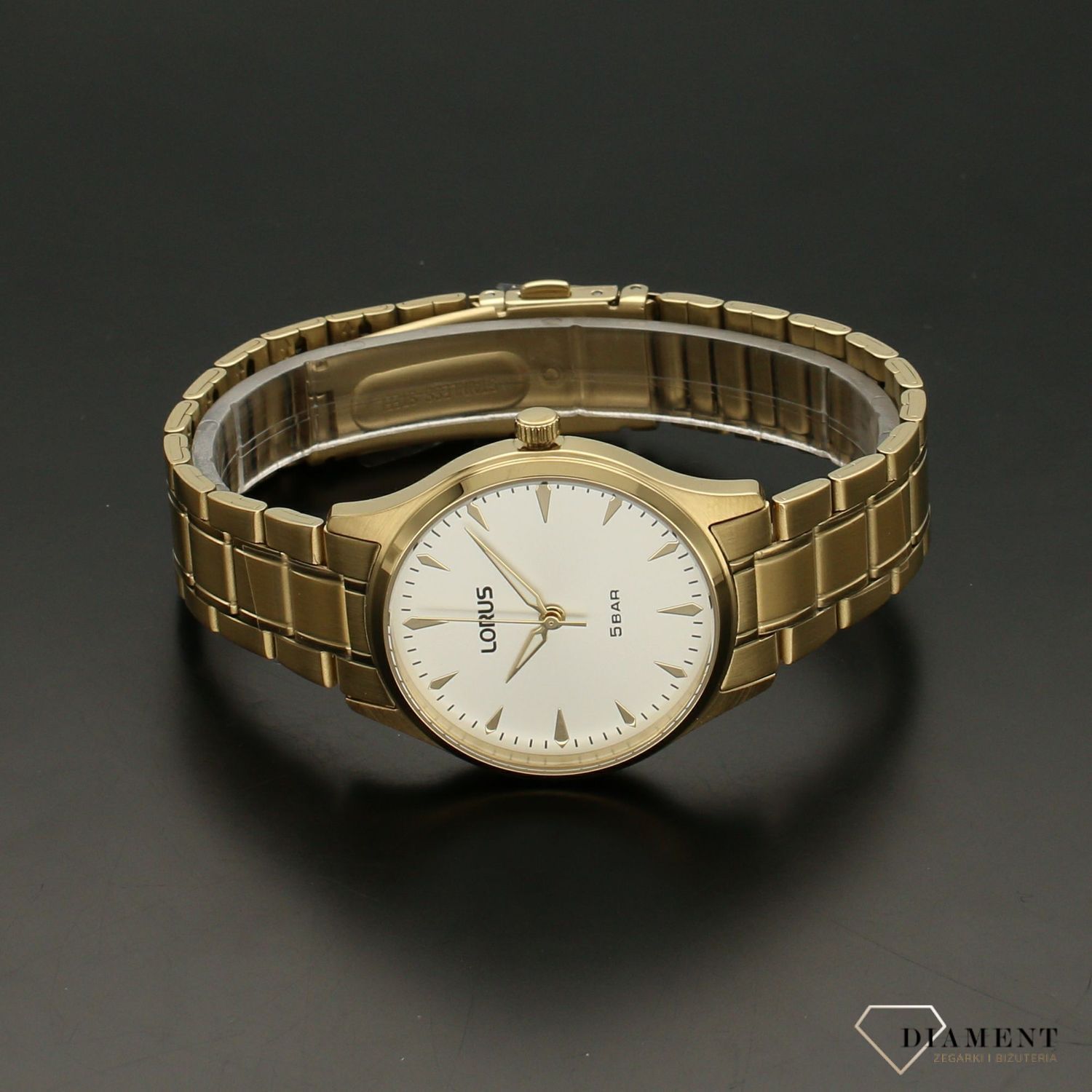 Zegarek damski złoty Lorus 'Ponadczasowy klasyk'  RG274RX9.jpg