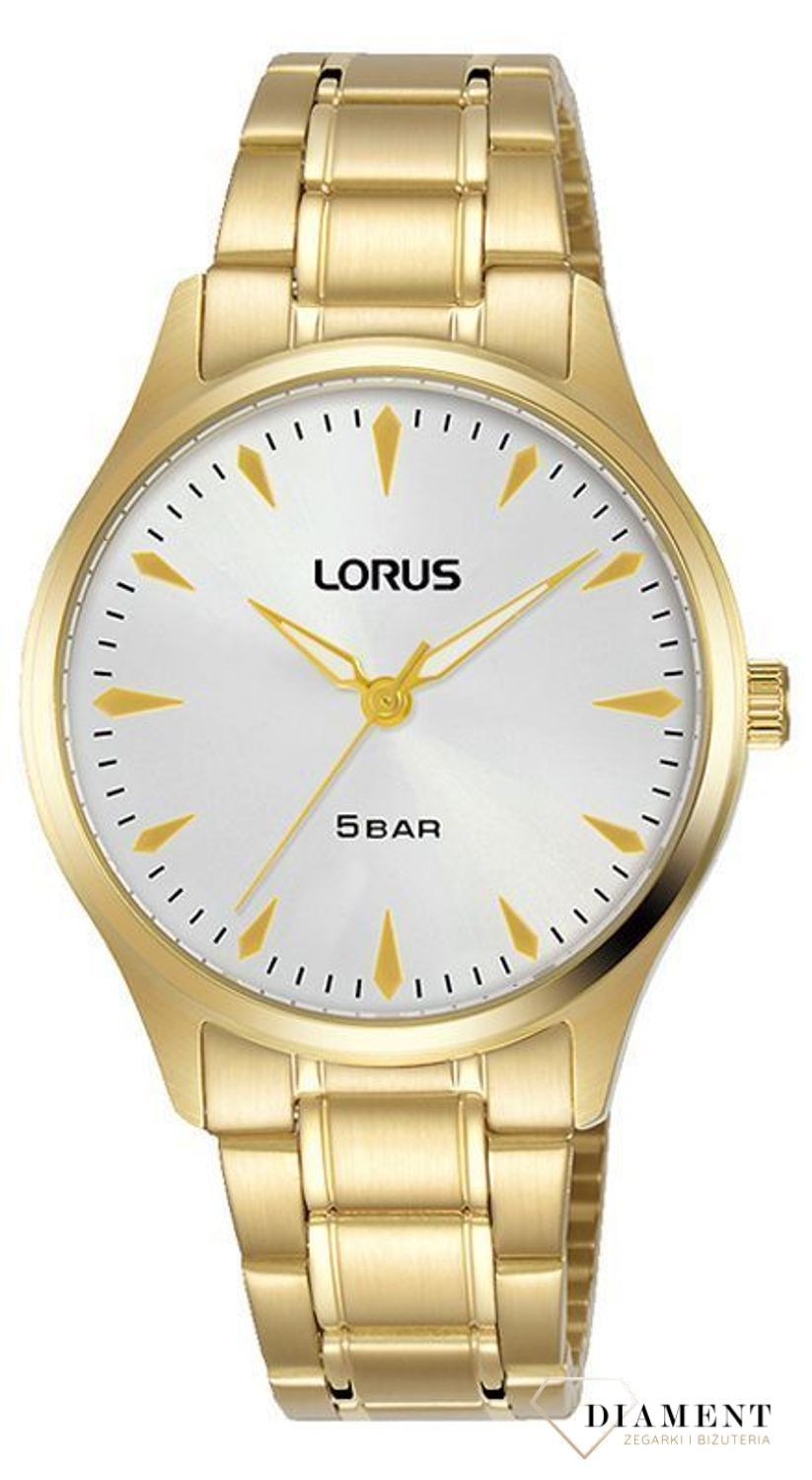 Zegarek damski złoty Lorus 'Ponadczasowy klasyk'  RG274RX9.jpg