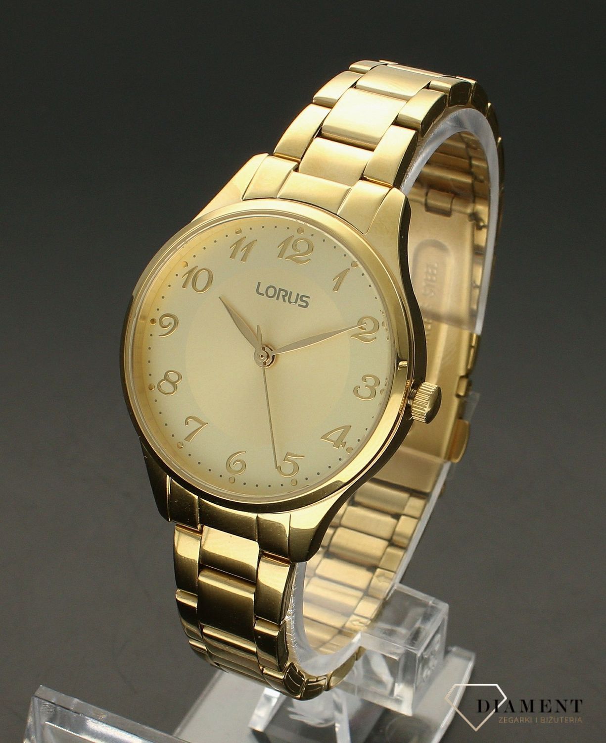 Zegarek damski klasyczny Lorus RG265VX9 w złotym kolorze RG274VX9.jpg
